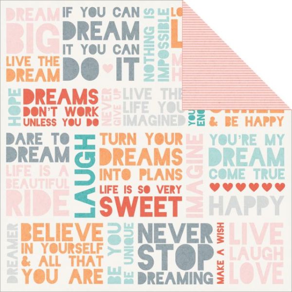 NOTM439478 Dream Big Double-Sided Cardstock