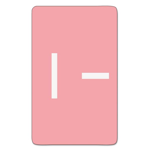 SMD67179 Smead Alpha-Z Color-Coded Second Letter Labels, Letter I, Pink, 100/Pack