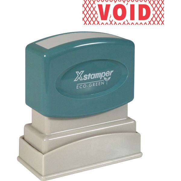 XST1825 Xstamper Pre-Inked VOID One Color Title Stamp