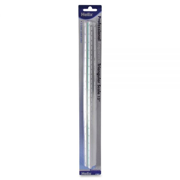 HLX13371 Helix Professional Enginners Triangular Scale