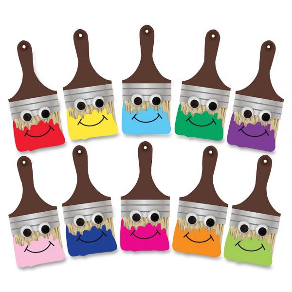 HYX33733 Hygloss Happy Paintbrush Border Strips