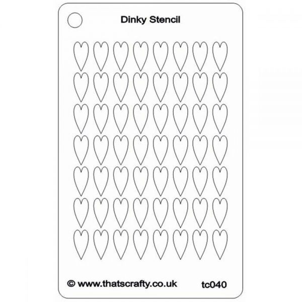 NOTM370041 That's Crafty Dinky Stencil 3"X4.75"
