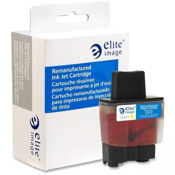ELI75271 Elite Image Remanufactured Brother LC41Y Ink Cartridge