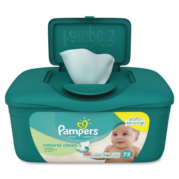 PGC28252CT Pampers Natural Clean Baby Wipes