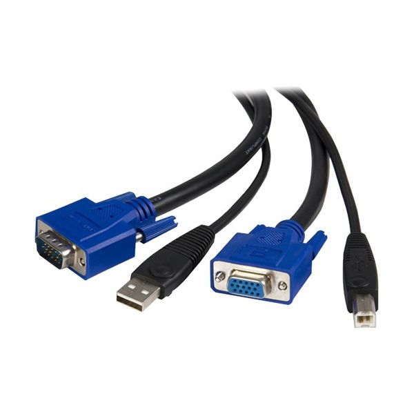 SYNX493073 StarTech.com 6 ft 2-in-1 USB KVM Cable