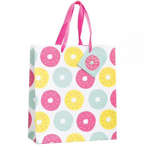 NOTM290301 Gift Bag W/Ribbon Handles & Gift Card 9.5"X9.5"X4"