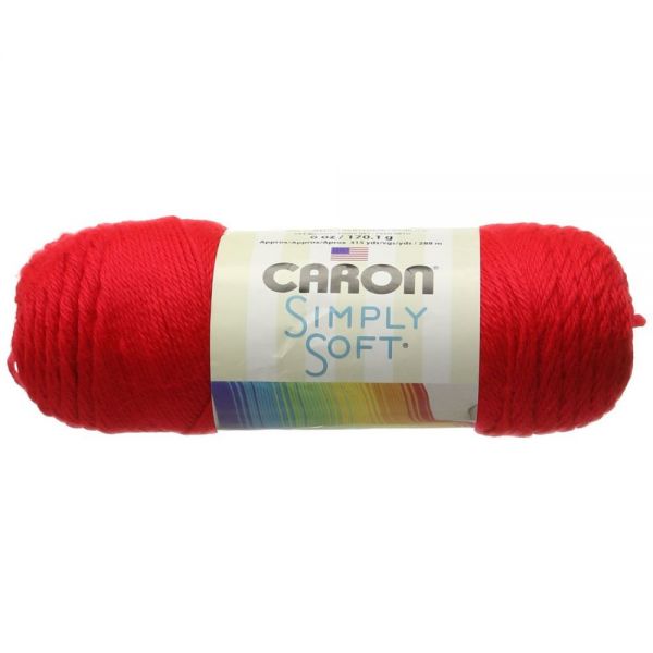 Caron Simply Soft Yarn - Autumn Red