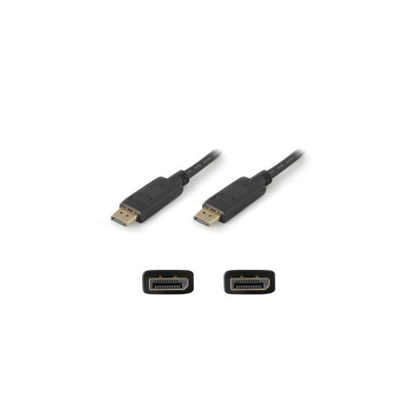 SYNX4054598 AddOn 3.05m (10.00ft) DisplayPort Male to Male Black Cable