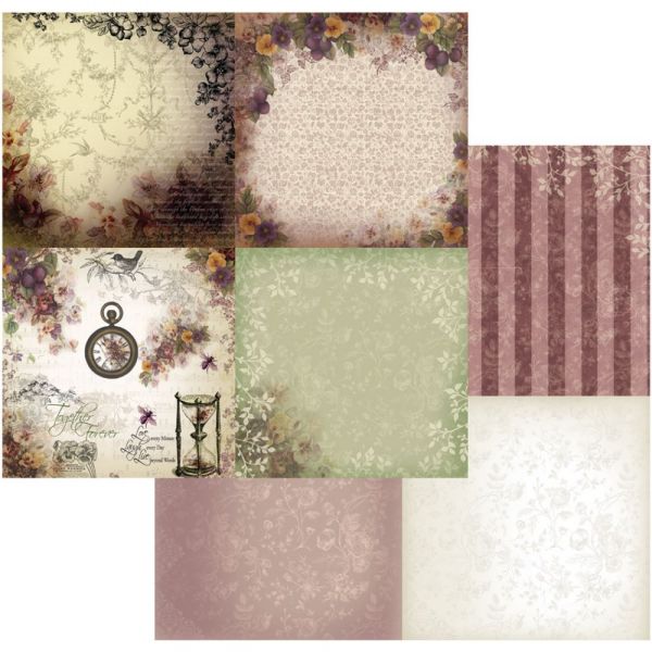 NOTM322400 Hearts Ease Double-Sided Paper 12"X12"