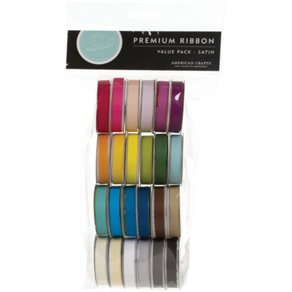 NOTM216341 Premium Ribbon Value Pack .375"X4' 24/Pkg