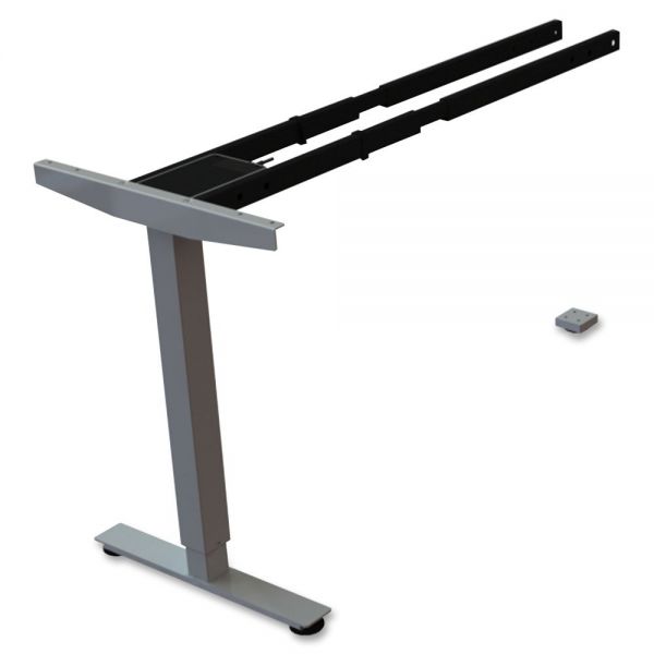 LLR99851 Lorell Sit/Stand Desk Silver Third-leg Add-on Kit