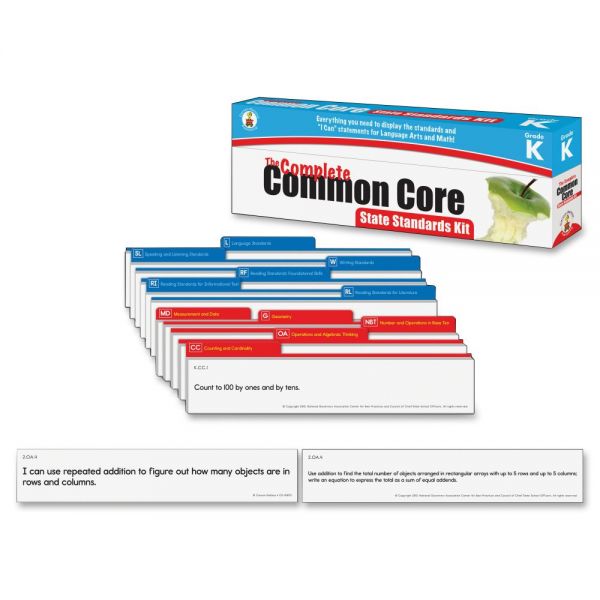 CDP158168 The Complete Common Core State Standards Kit Pocket Chart Cards
