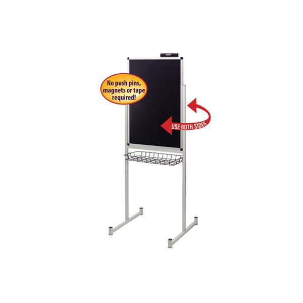 SMD02594 Smead Justick 24" x 36" Promo Stand Double Side Black
