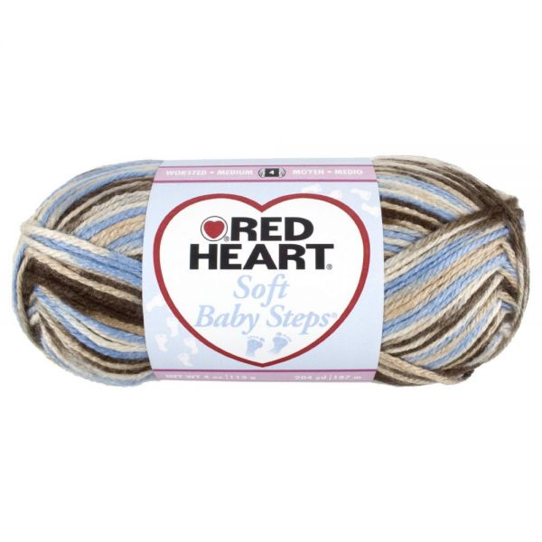 NOTM395839 Red Heart Soft Baby Steps Yarn - Blue Earth