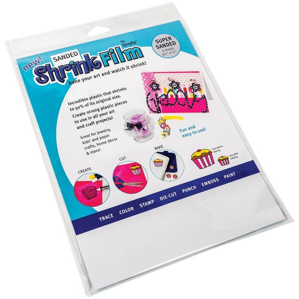 Sizzix Printable Shrink Plastic, 10 Sheets