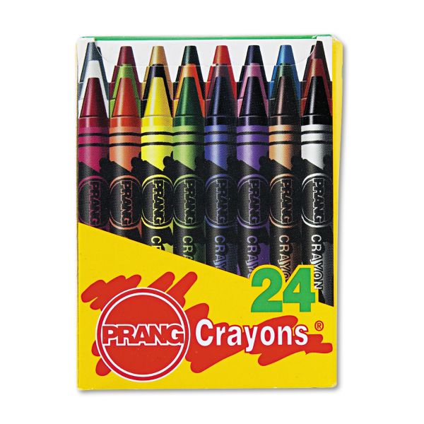 DIX00400 Prang Crayons Made with Soy, 24 Colors/Box