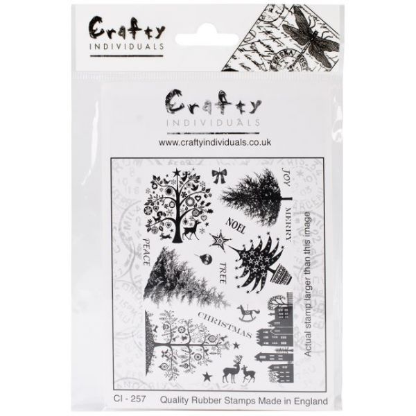 NOTM082664 Crafty Individuals Unmounted Rubber Stamp 4.75"X7" Pkg