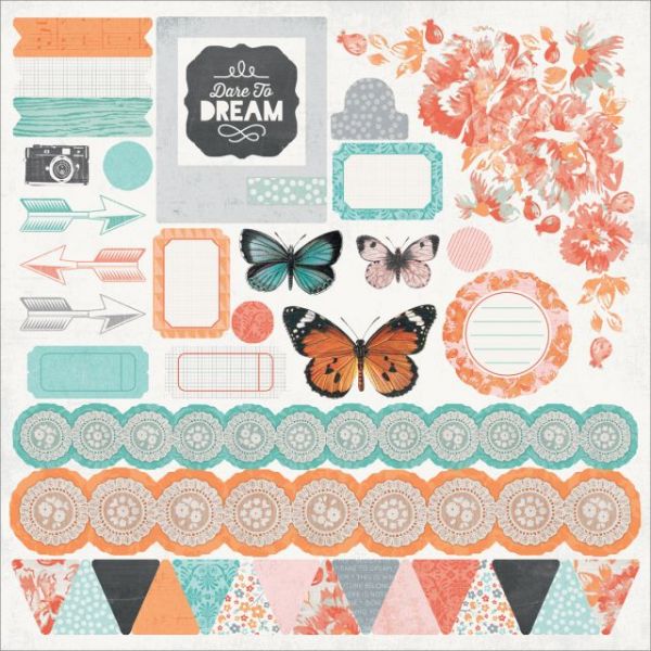 NOTM440477 Dream Big Cardstock Stickers 12"X12"