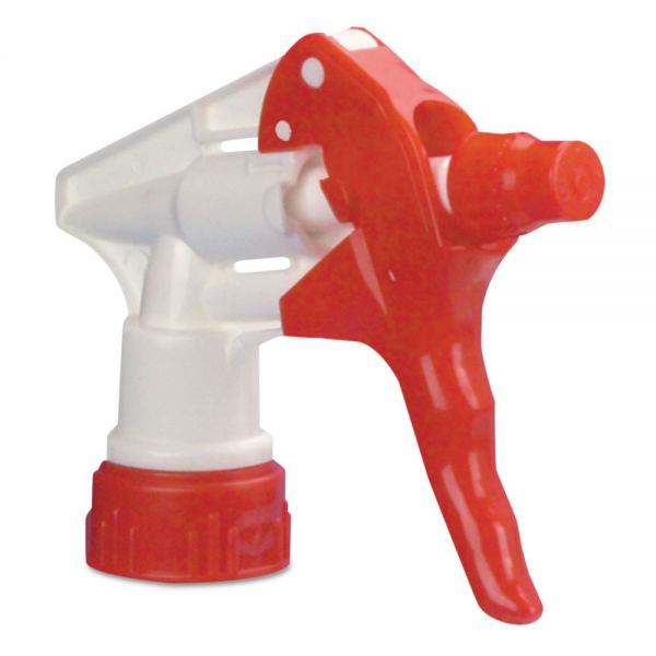 BWK09227 Boardwalk Trigger Sprayer 250 f/24 oz Bottles, Red/White, 8"Tube, 24/Carton