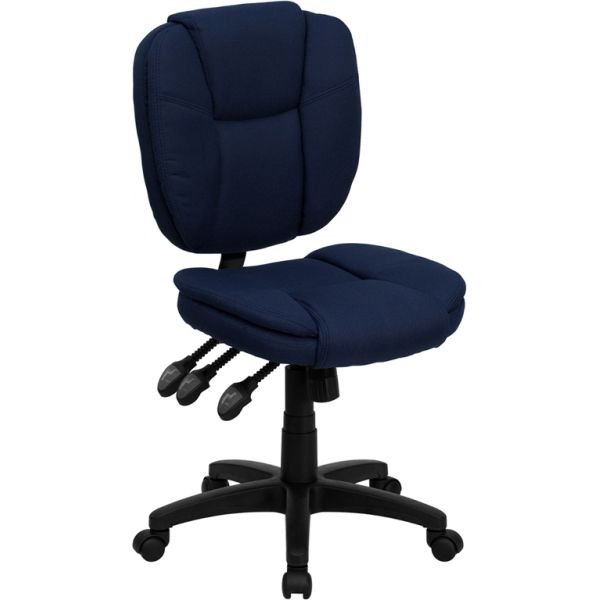 FHFGO930FNVYGG Flash Furniture Mid-Back Multi-Functional Ergonomic Task Chair