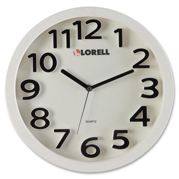 LLR61006 Lorell 13" Round Quartz Wall Clock