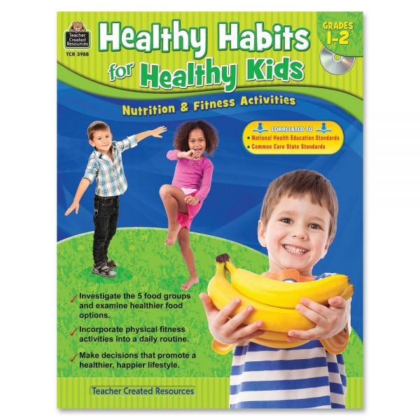TCR3988 Teacher Created Resources Gr 1-2 Healthy Habits Workbk Education Printed/Electronic Book