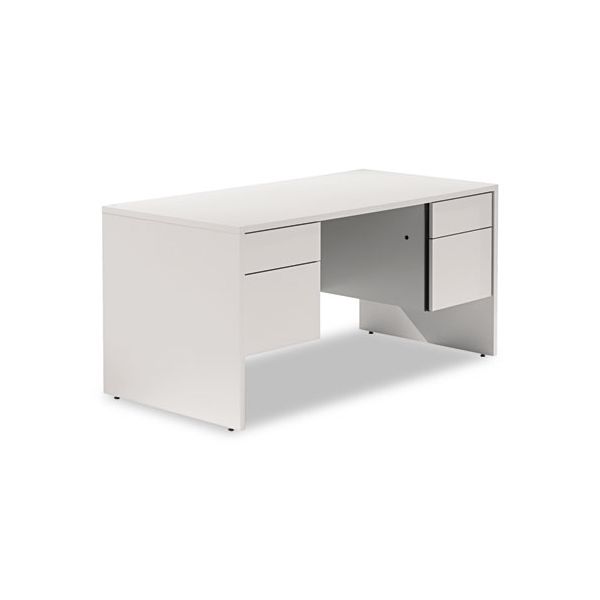 GLBG3060DPGRY Genoa Series Double Pedestal Computer Desk