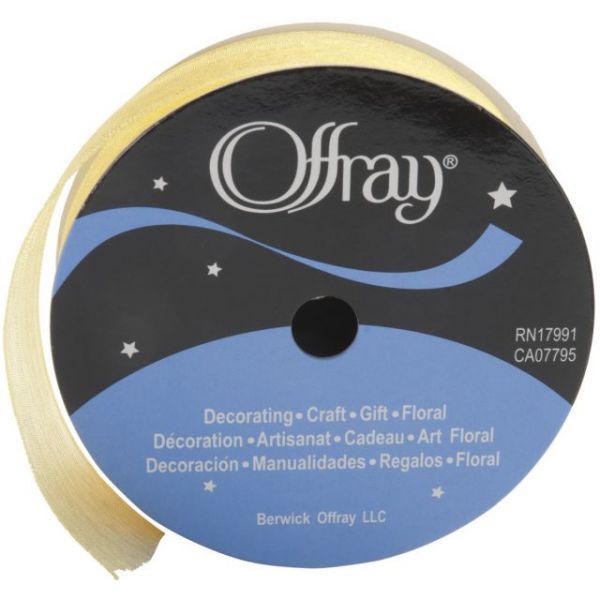 NOTM294317 Offray 7/8" Simply Sheer Ribbon