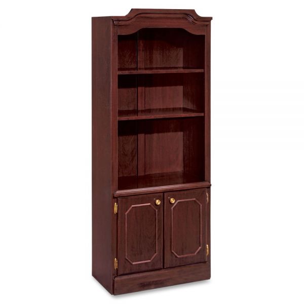 DMI735009 DMi Governor's 3-Shelf Bookcase With Doors