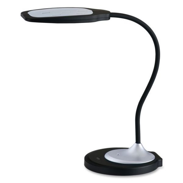 LLR21597 Lorell USB Charger LED Table Lamp