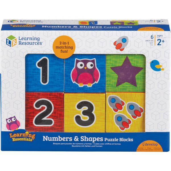 LRN7721 Learning Resources Numbers Puzzle Blocks