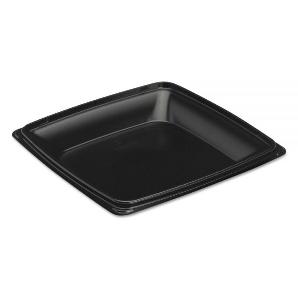SCC974026PP04 Dart Expressions HF Containers, Black, 42oz, 8.98w x 8.98d x 1.57h, 150/Carton