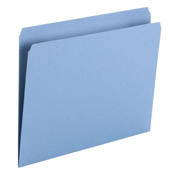 SMD10935 Smead Blue Colored File Folders
