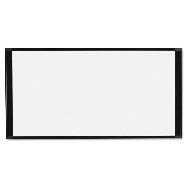 BVCMA10007705 MasterVision Cubicle Workstation Dry Erase Board, 36 x18, Black Aluminum Frame