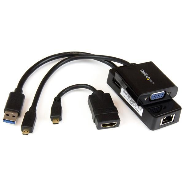 SYNX4165249 StarTech.com Accessory kit for Lenovo Yoga 3 Pro - Micro HDMI to VGA - Micro HDMI to HDMI - USB 3.0 Gb LAN