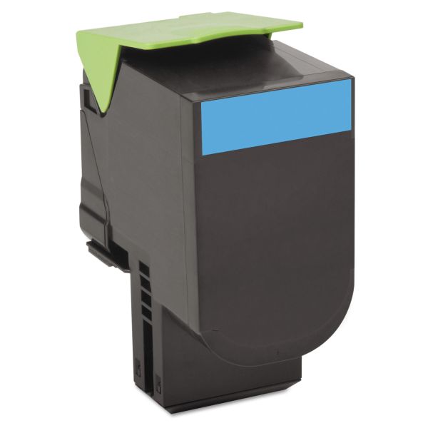 LEX80C1XC0 Lexmark 80C1XC0 Toner, 4000 Page-Yield, Cyan