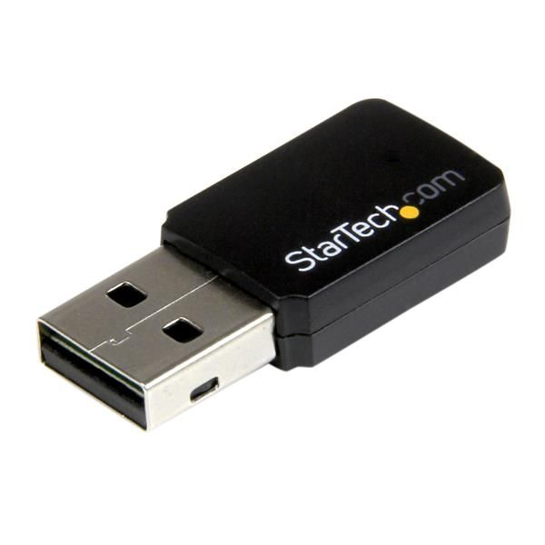 SYNX3972122 StarTech.com USB 2.0 AC600 Mini Dual Band Wireless-AC Network Adapter - 1T1R 802.11ac WiFi Adapter