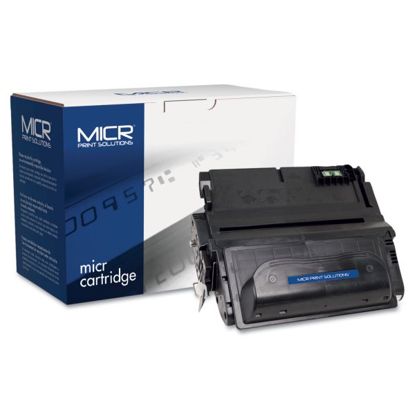 MCR38AM MICR Print Solutions Compatible with Q1338AM MICR Toner, 12,000 Page-Yield, Black