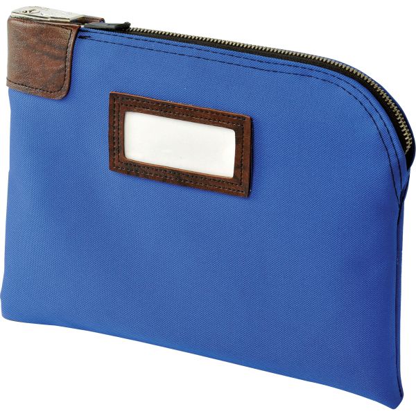 MMF2330881W08 MMF Industries Seven-Pin Security/Night Deposit Bag, Two Keys, Cotton Duck, 11 x 8 1/2, Blue