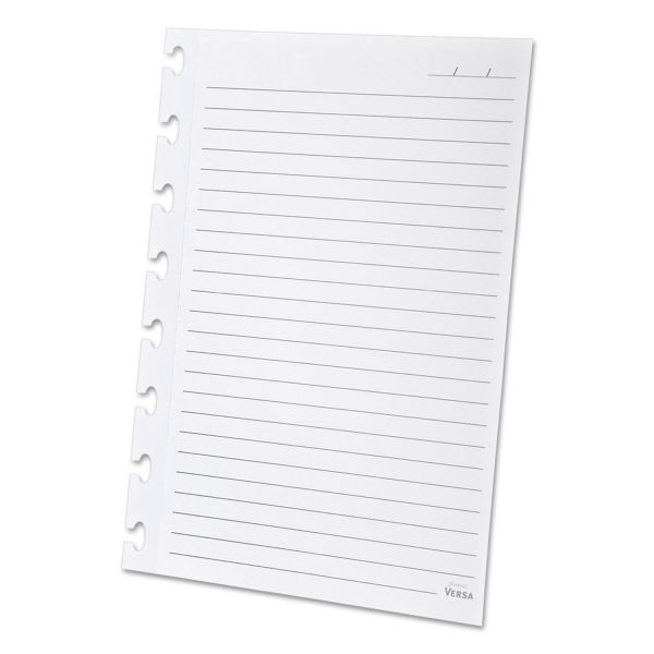 TOP25621 Ampad Wide Ruled Refill for Versa Crossover Notebooks, 24 lb, 5 1/2 x 8 1/2, 60 Sheets