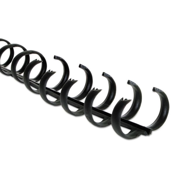 SWI15006 Swingline GBC Zip Combs Spines, 1/2" Diameter, Black, 50/Pack