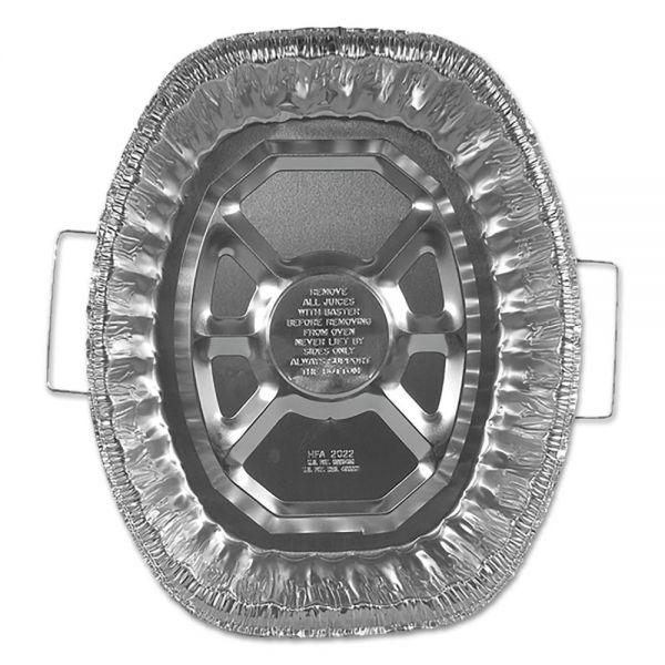 HFA202250 Handi-Foil of America Oval Roaster, 17 11/16" x 3 1/8" x 14 7/16", 50/Carton
