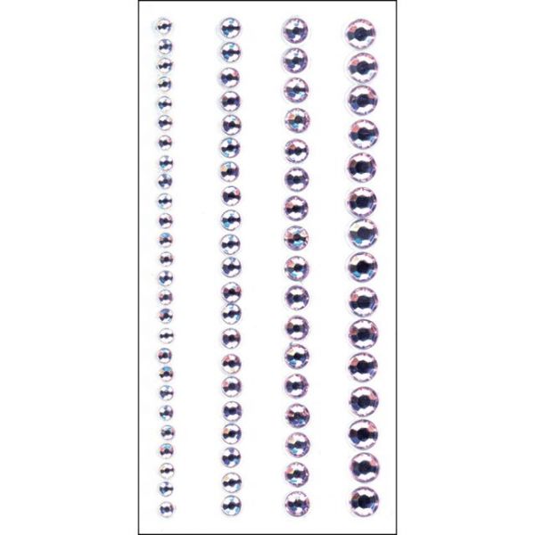 NOTM157613 Crystal Stickers Elements 3mm To 6mm Assorted 76/Pkg