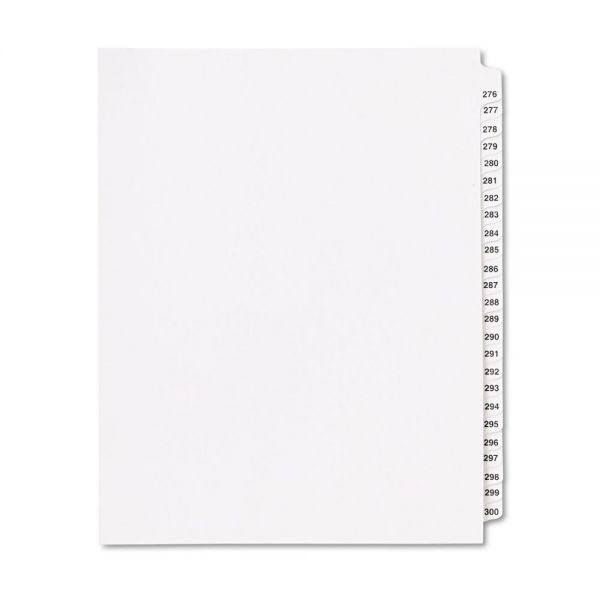 KLF83276 Kleer-Fax 80000 Series Legal Index Dividers