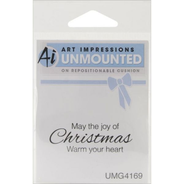 NOTM305092 Art Impressions Christmas Cling Rubber Stamp 4"X3"