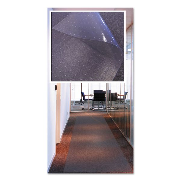 FLRR112712EV Floortex Long & Strong Floor Protectors, 27 x 144, Clear
