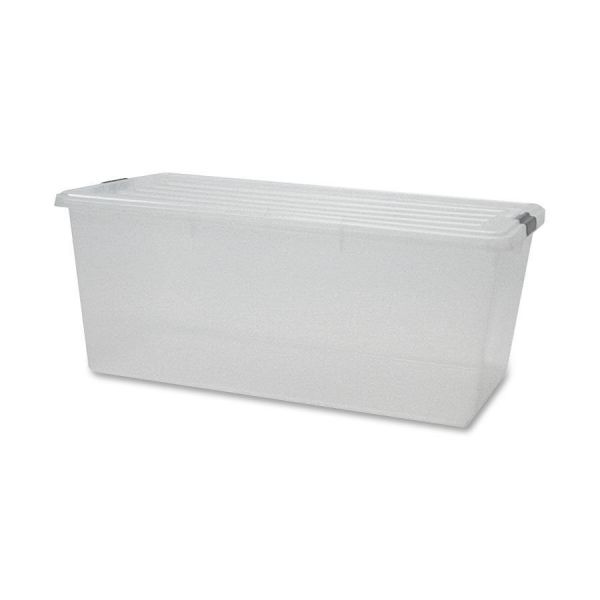 IRS100201 Iris Clear Storage Boxes with Lids