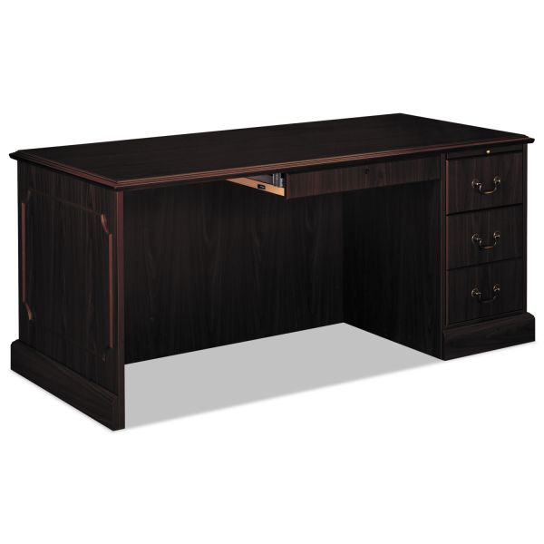 HON94283RNN HON 94000 Series "L" Desk For Left Return, 66w x 30d x 29-1/2h, Mahogany
