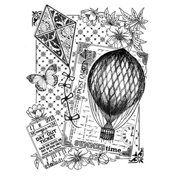 NOTM082656 Crafty Individuals Unmounted Rubber Stamp 4.75"X7" Pkg