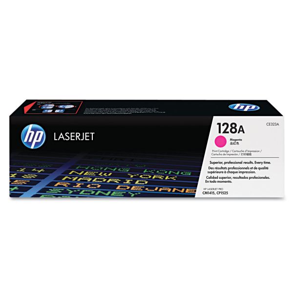 HEWCE323A HP 128A, (CE323A) Magenta Original LaserJet Toner Cartridge